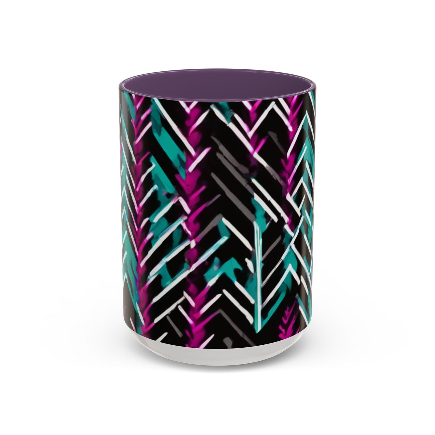 boostlete-recovery-progress-pattern-chevron-retro-0243 — Accent Mug 11/15oz
