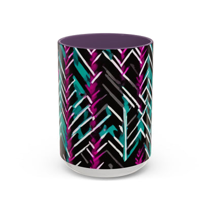 boostlete-recovery-progress-pattern-chevron-retro-0243 — Accent Mug 11/15oz