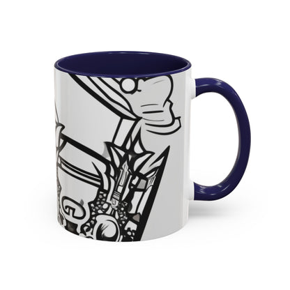boostlete-quiet-power-icon-crown-outline-badge-0130 — Accent Mug 11oz/15oz