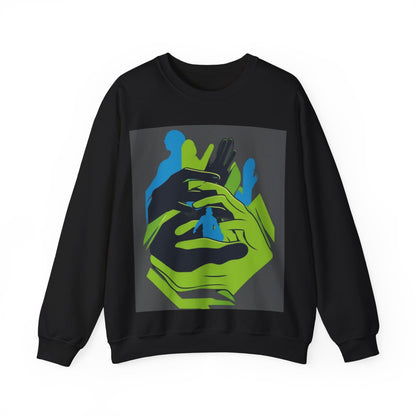 boostlete-mile-by-mile-scene-athlete-offset-modern-0824 — Unisex Heavy Blend Crewneck (G18000)