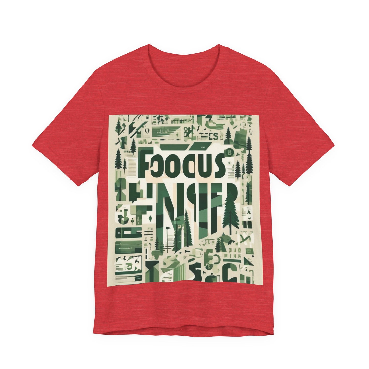 boostlete-boost-mode-type-focus-finish-banner-modern-0113 — Unisex Jersey Short Sleeve (B+C 3001)