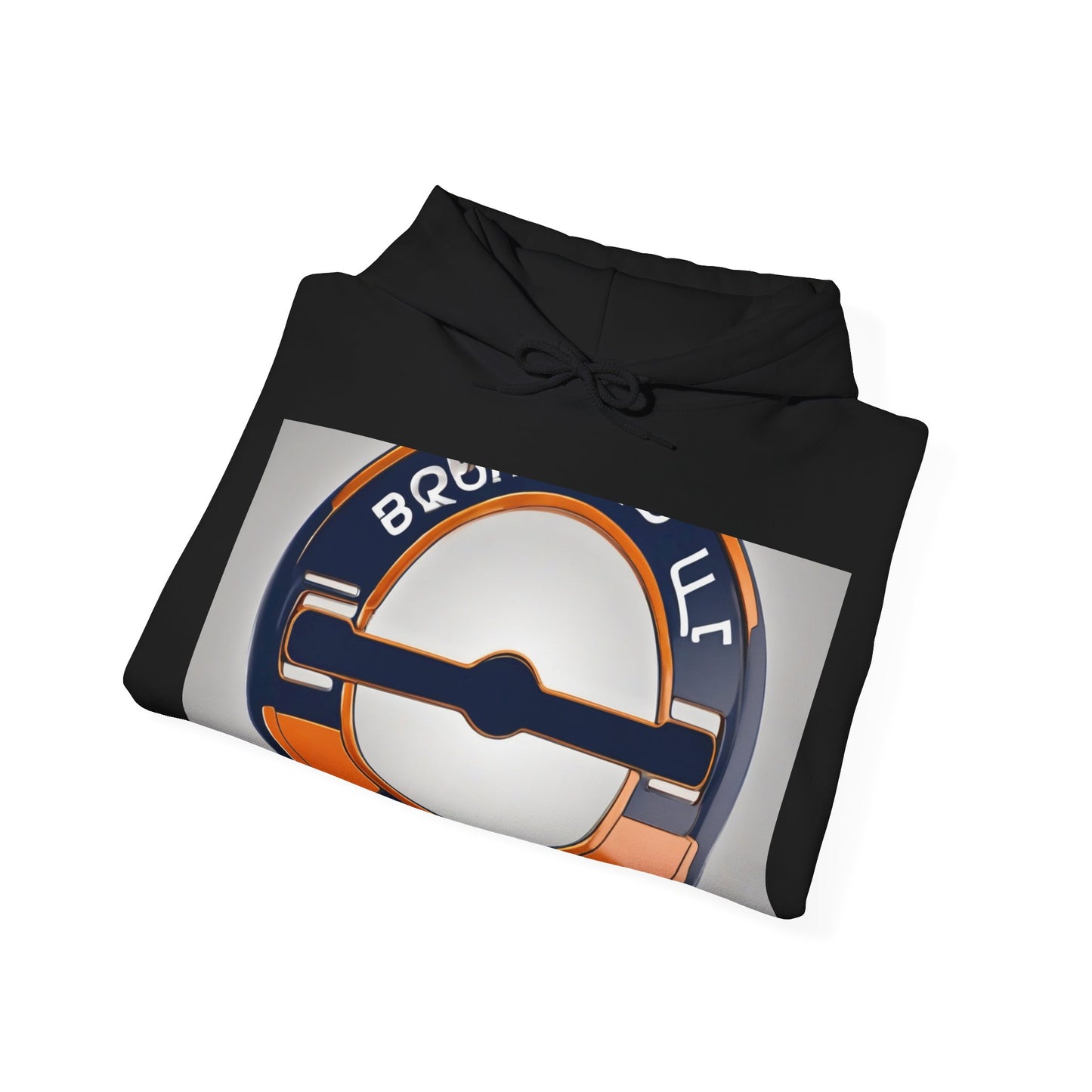 boostlete-quiet-power-icon-barbell-3d-athletic-0038 — Unisex Heavy Blend Hooded Sweatshirt (Gildan)