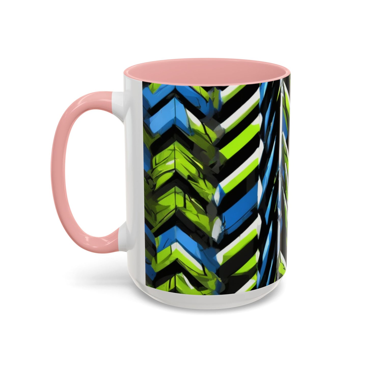boostlete-rise-grind-pattern-chevron-isometric-0195 — Accent Mug 11oz/15oz