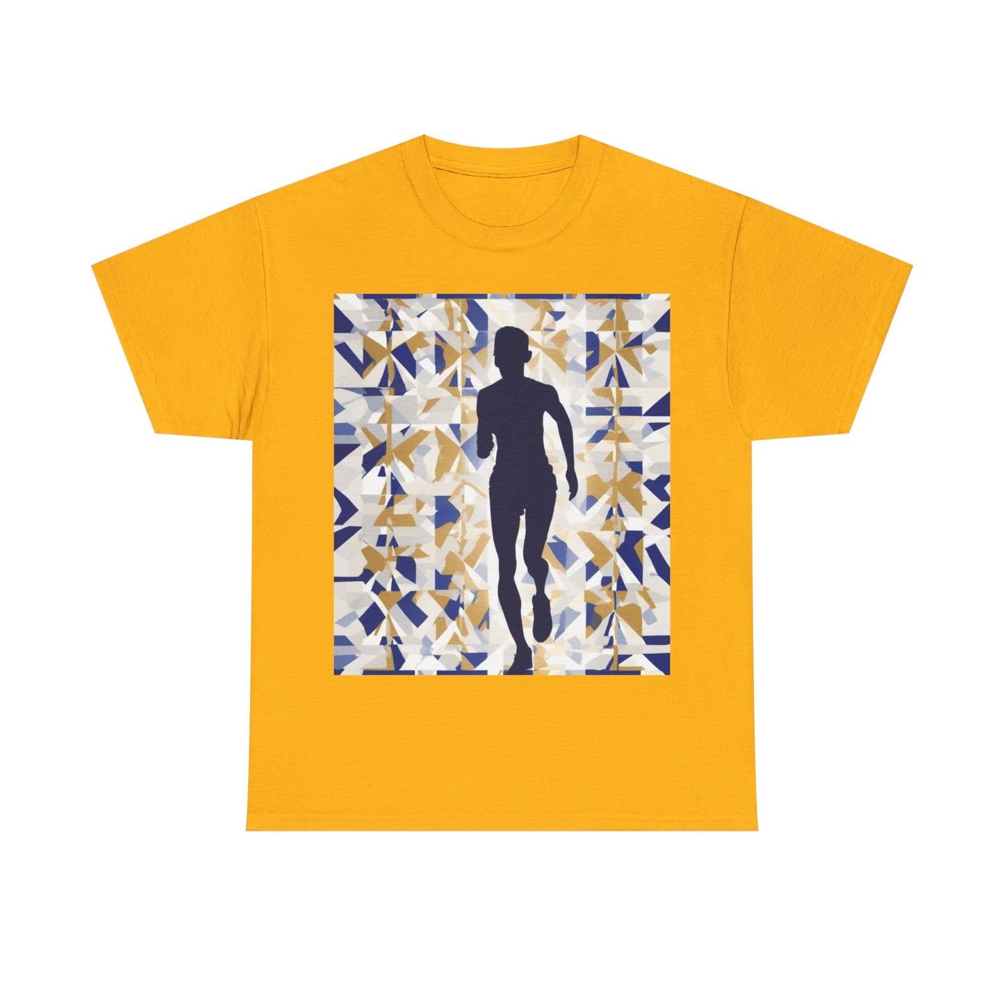boostlete-recovery-progress-scene-marathoner-matte-geometric-0448 — Unisex Heavy Cotton Tee (Gildan 5000)