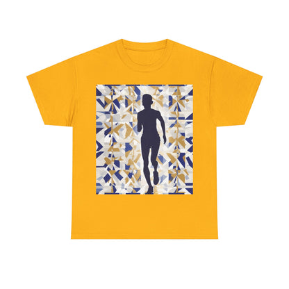 boostlete-recovery-progress-scene-marathoner-matte-geometric-0448 — Unisex Heavy Cotton Tee (Gildan 5000)