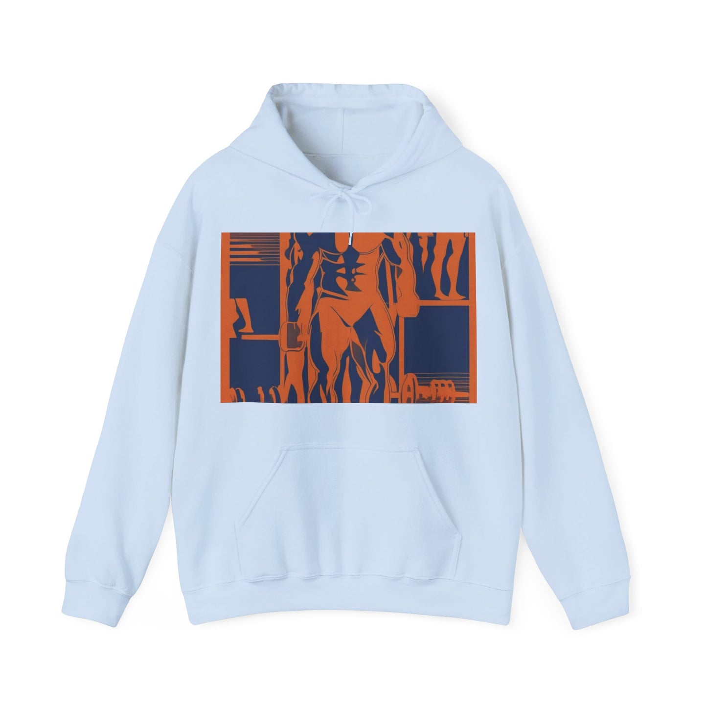 boostlete-rise-grind-scene-deadlift-3d-paper-0812 — Unisex Heavy Blend Hoodie (G18500)