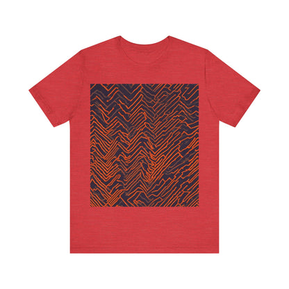 boostlete-field-day-pattern-ekg-modern-0087 — Unisex Jersey Short Sleeve (B+C 3001)