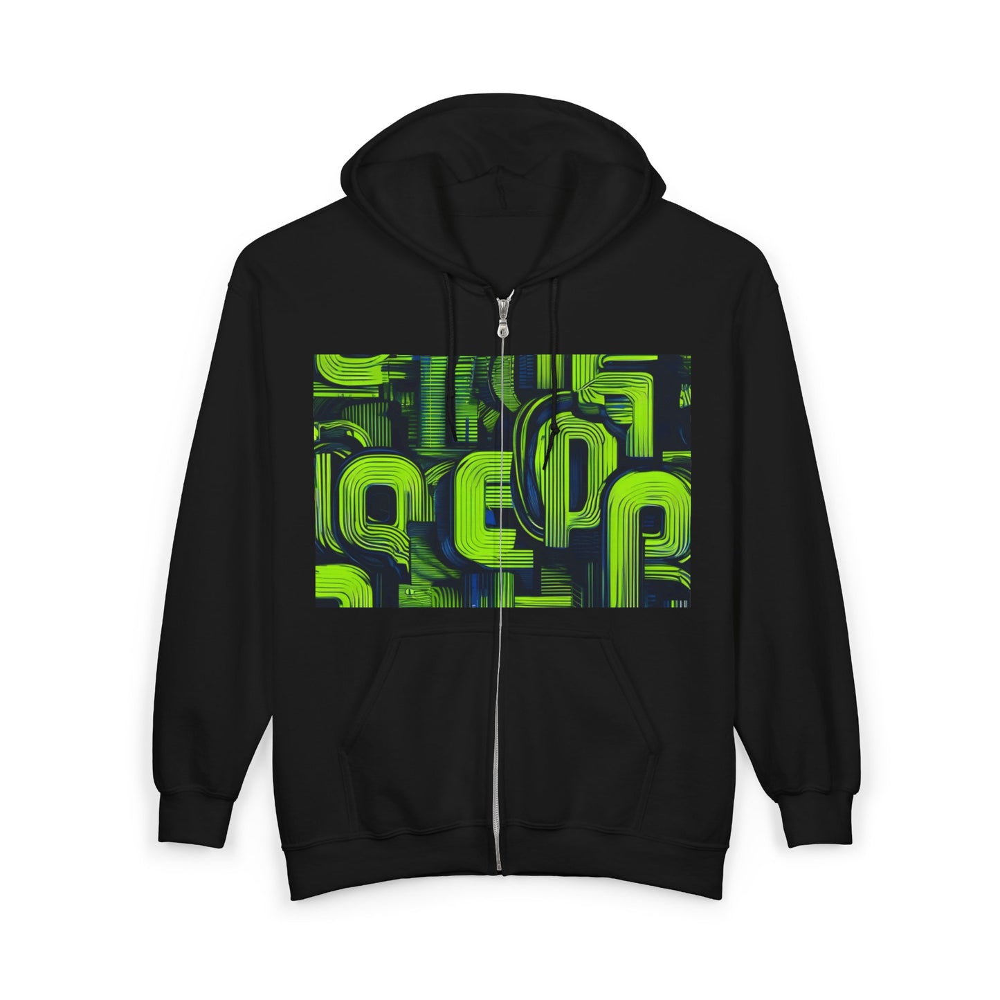 boostlete-boost-mode-type-progress-beats-perfect-vertical-engraved-0253 — Unisex Heavy Blend Full-Zip Hooded Sweatshirt