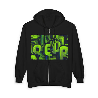 boostlete-boost-mode-type-progress-beats-perfect-vertical-engraved-0253 — Unisex Heavy Blend Full-Zip Hooded Sweatshirt