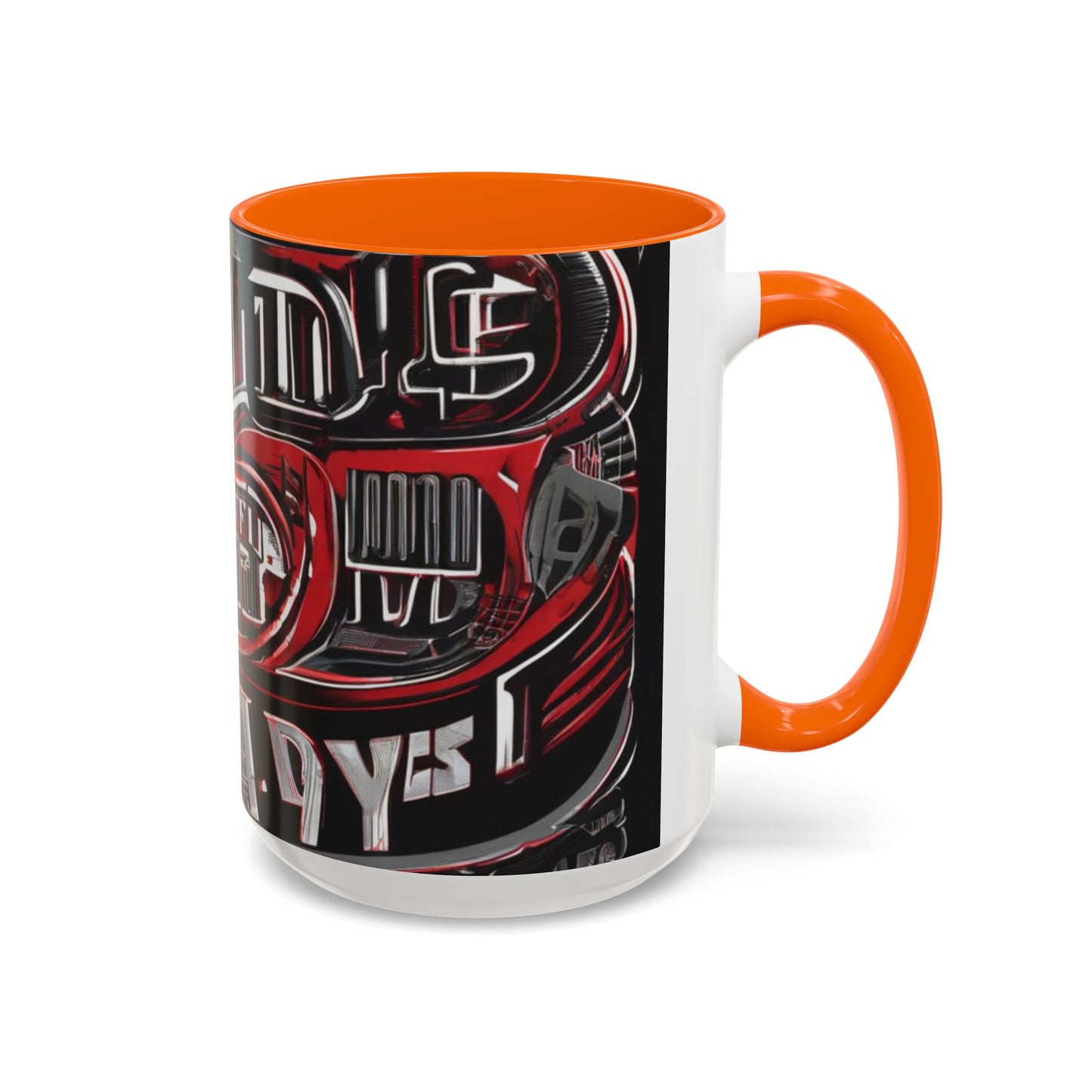 boostlete-boost-mode-type-win-the-day-outline-over-solid-monoline-0477 — Accent Mug 11/15oz