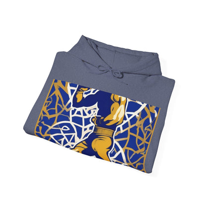 boostlete-field-day-scene-boxer-offset-paper-0776 — Unisex Heavy Blend Hoodie (G18500)