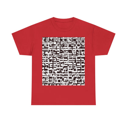 boostlete-iron-intent-pattern-plate-number-badge-0171 — Unisex Heavy Cotton Tee (Gildan 5000)