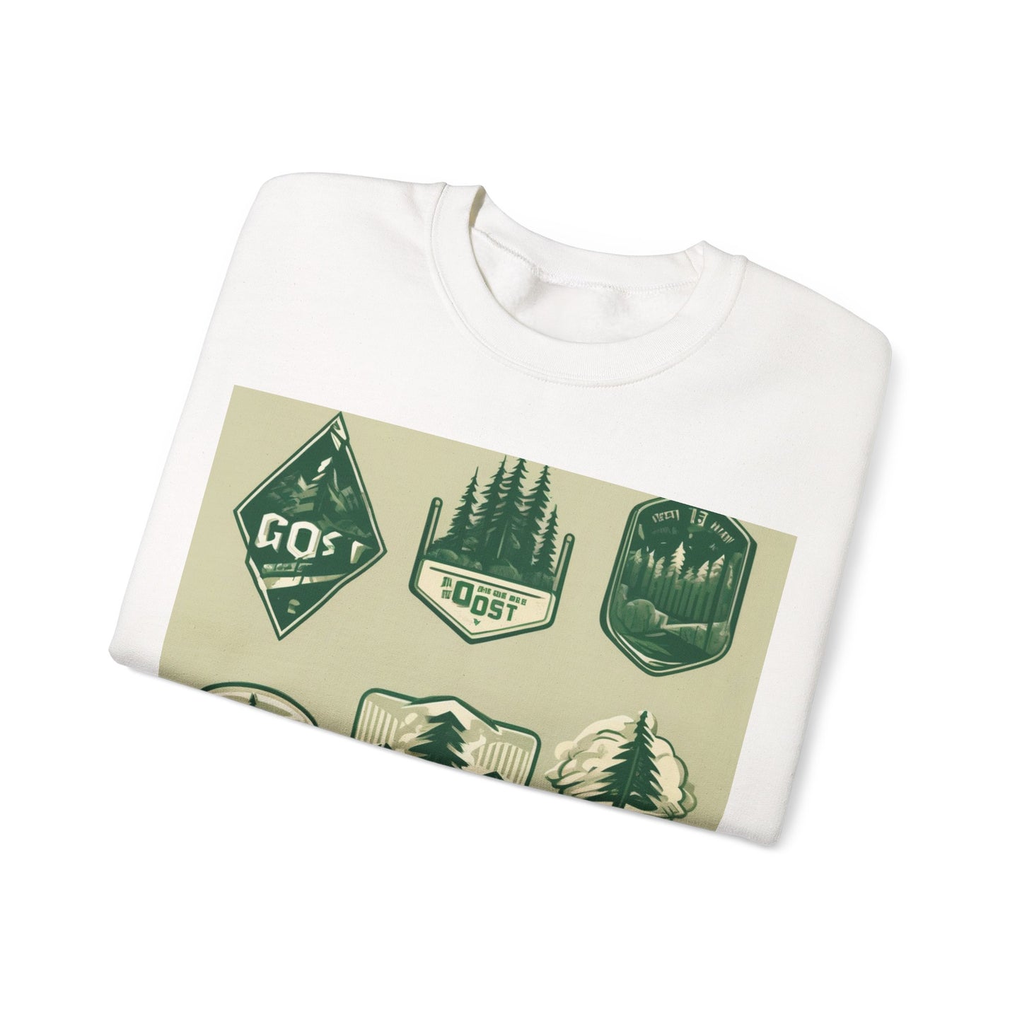 boostlete-mile-by-mile-type-go-get-one-micro-isometric-0441 — Unisex Heavy Blend Crewneck (G18000)