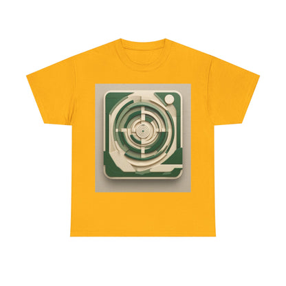 boostlete-mile-by-mile-icon-target-3d-modern-0306 — Unisex Heavy Cotton Tee (Gildan 5000)