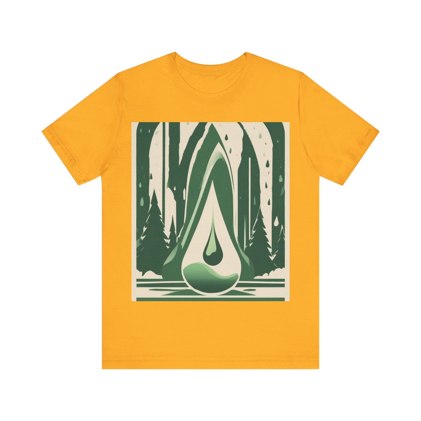 boostlete-quiet-power-icon-water-glitch-retro-0186 — Unisex Jersey Short Sleeve (B+C 3001)