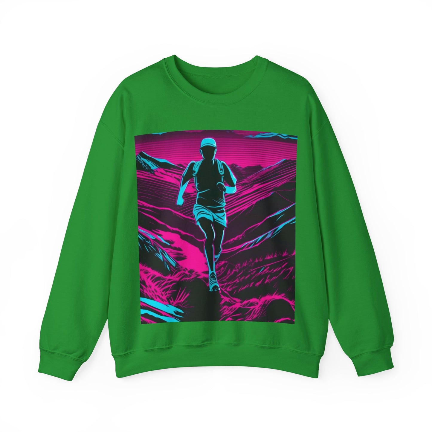 boostlete-am-crew-scene-trail-high-modern-0980 — Unisex Heavy Blend Crewneck (G18000)
