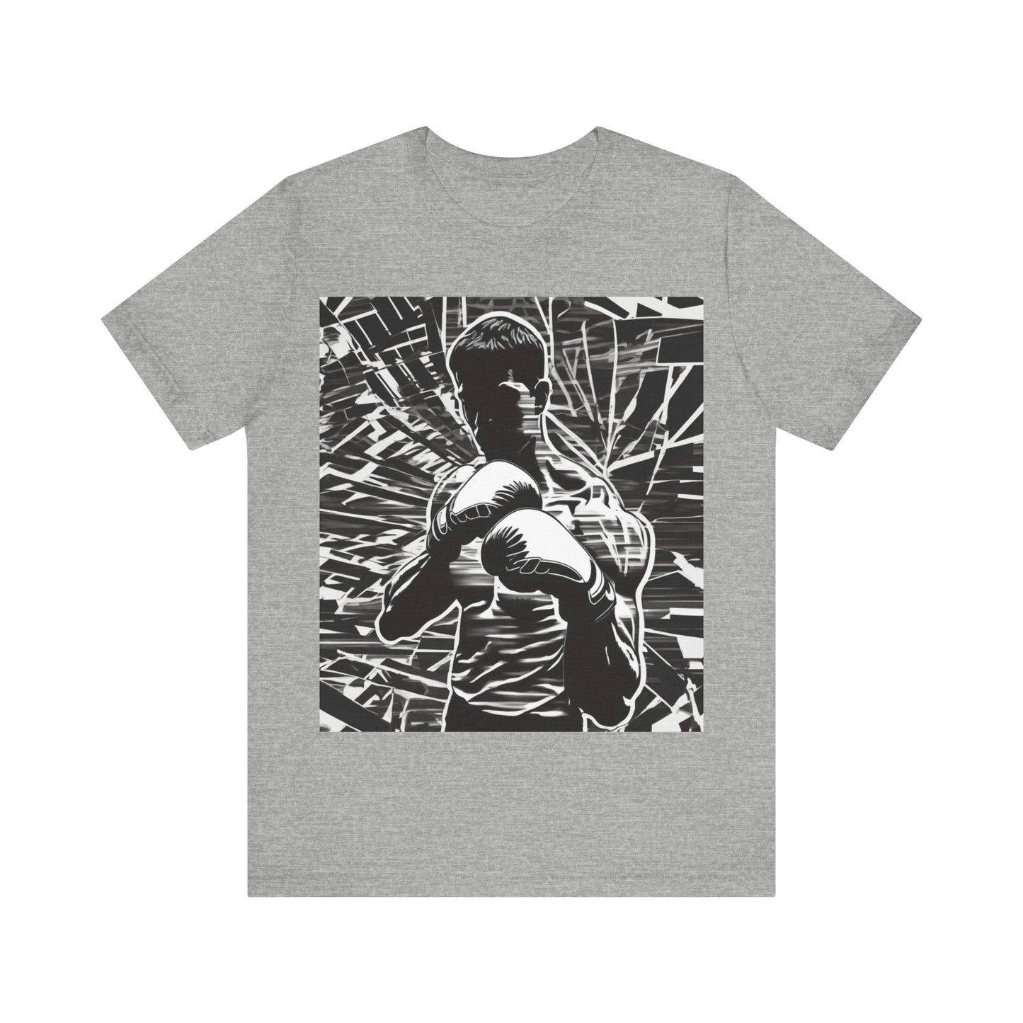 boostlete-boost-mode-scene-boxer-glitch-paper-0084 — Unisex Jersey Short Sleeve (B+C 3001)