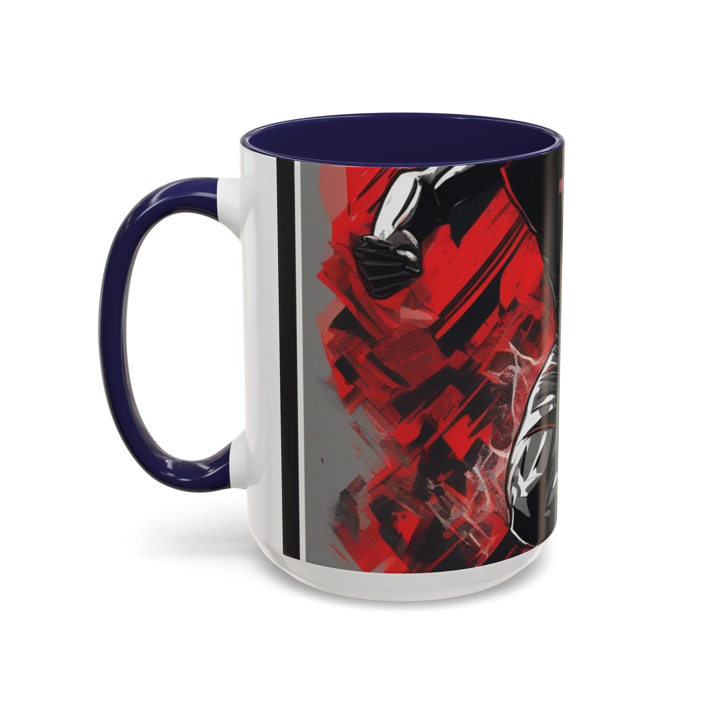 boostlete-field-day-scene-sprinter-glitch-badge-0284 — Accent Mug 11oz/15oz