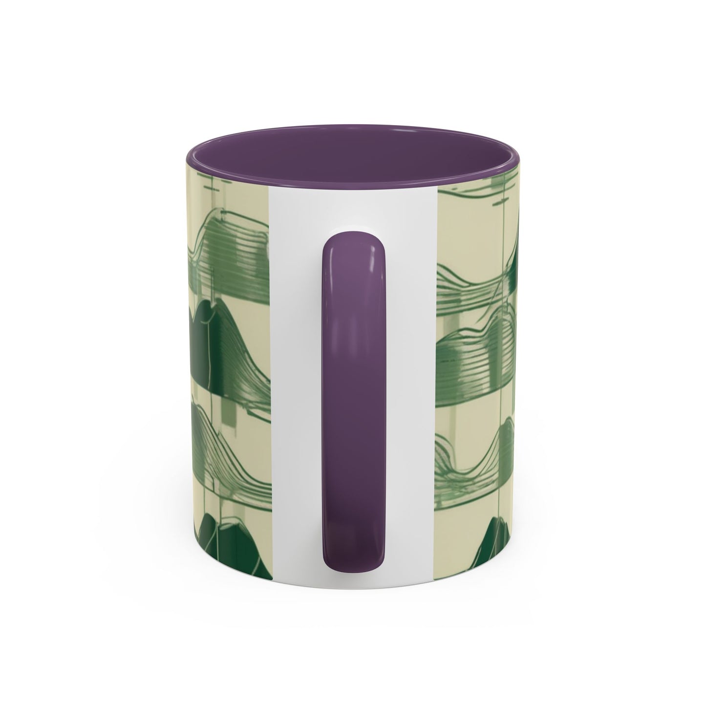 boostlete-mile-by-mile-pattern-audio-blueprint-0971 — Accent Mug 11/15oz