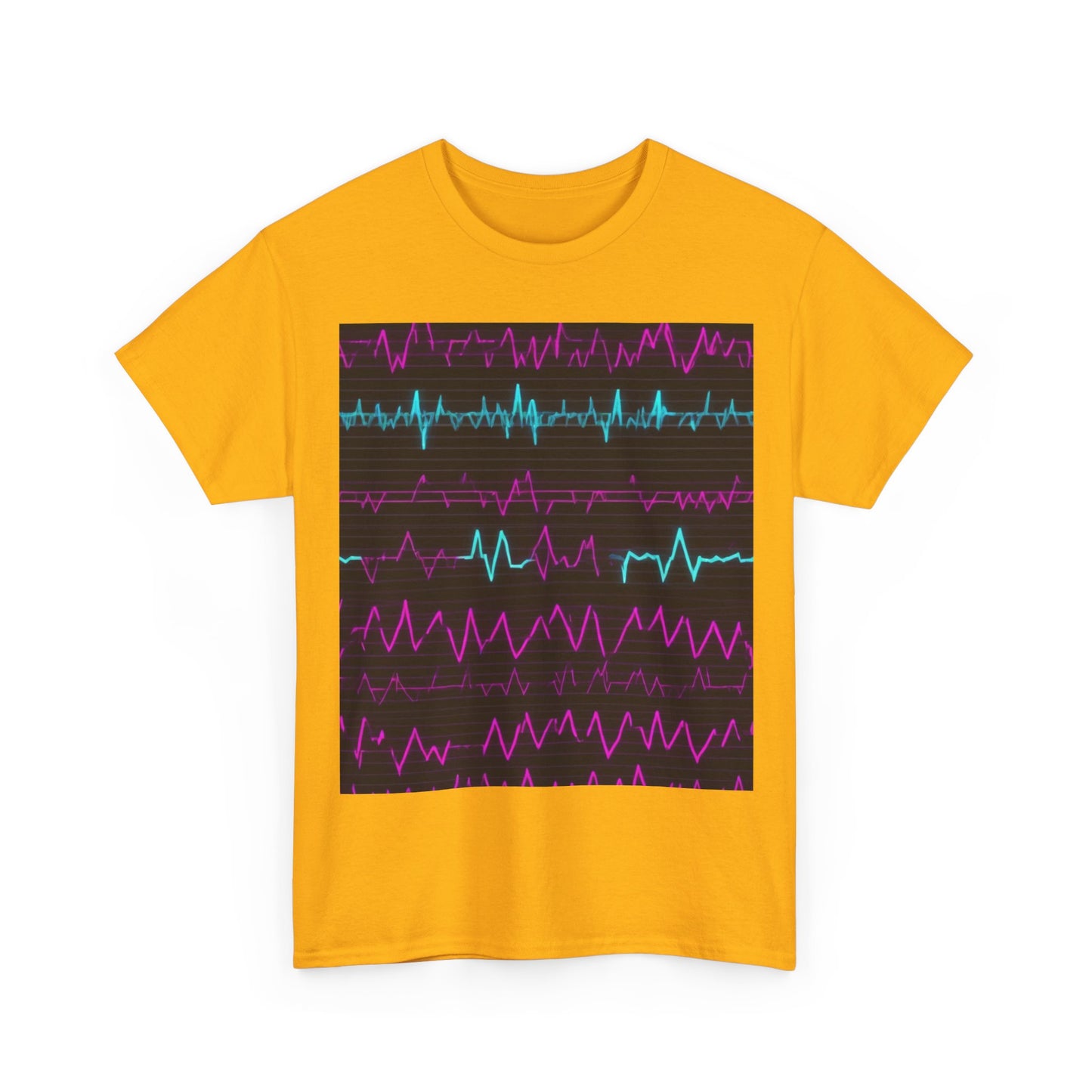 boostlete-boost-mode-pattern-ekg-modern-0111 — Unisex Heavy Cotton Tee (Gildan 5000)