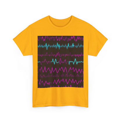boostlete-boost-mode-pattern-ekg-modern-0111 — Unisex Heavy Cotton Tee (Gildan 5000)
