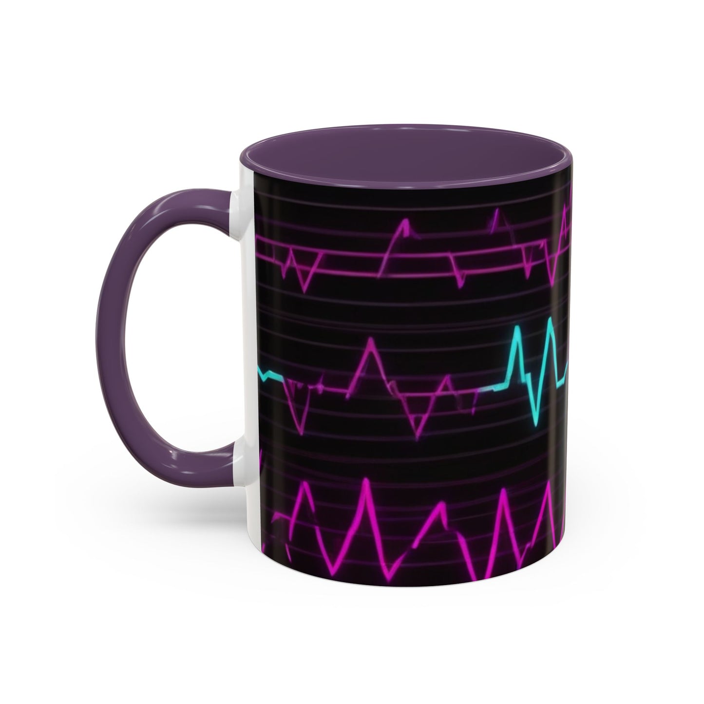 boostlete-boost-mode-pattern-ekg-modern-0111 — Accent Mug 11oz/15oz