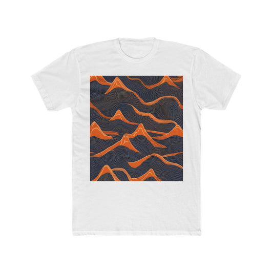 boostlete-boost-mode-pattern-topographic-engraved-0035 — Unisex Cotton Crew Tee (NL 3600)