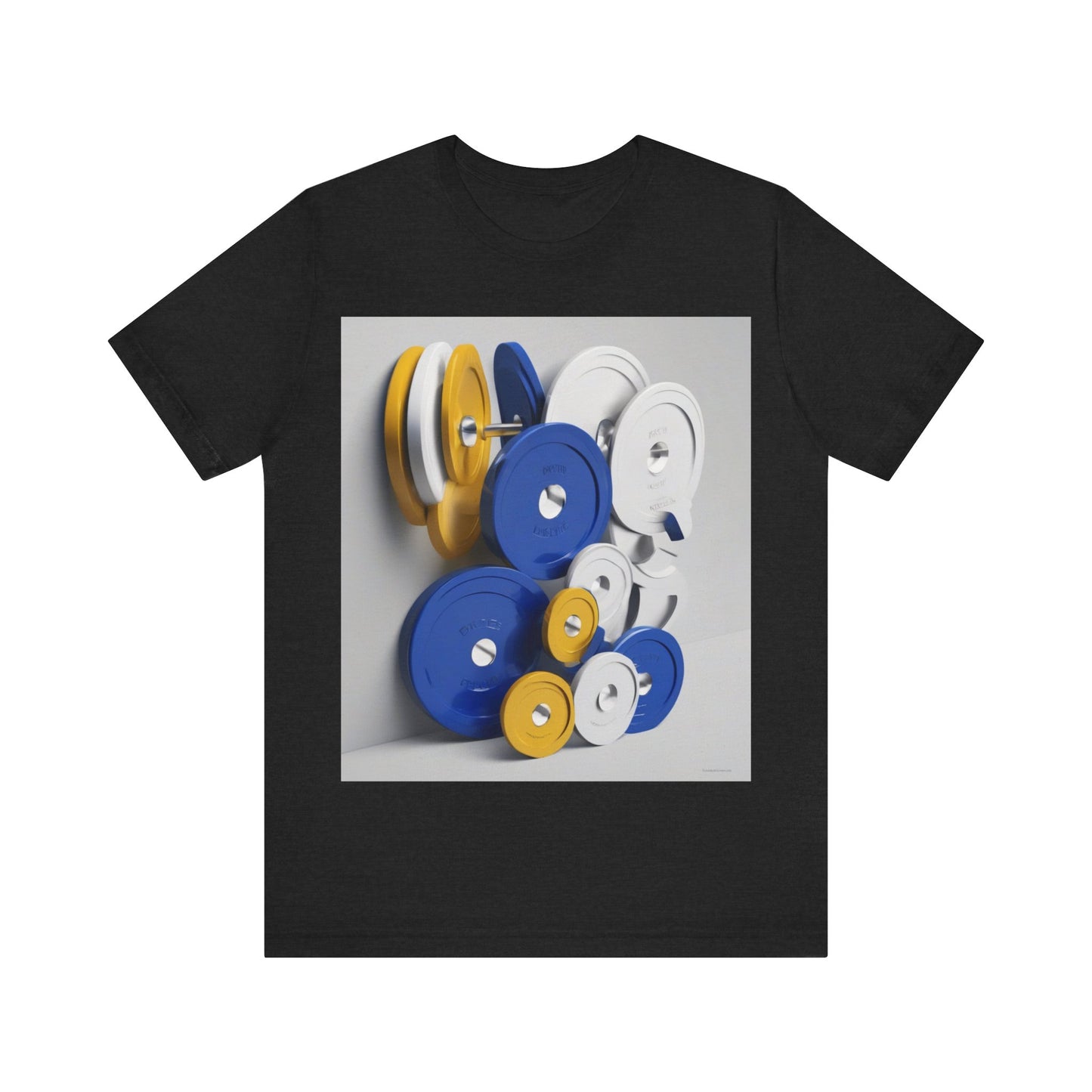 boostlete-field-day-icon-barbell-offset-geometric-0150 — Unisex Jersey Short Sleeve (B+C 3001)