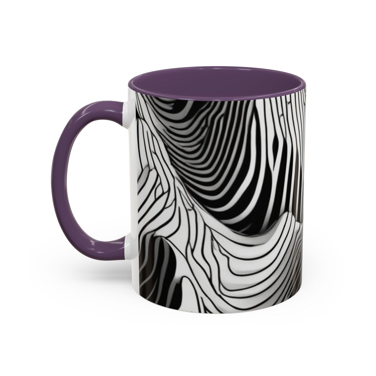 boostlete-field-day-pattern-topographic-isometric-0211 — Accent Mug 11oz/15oz
