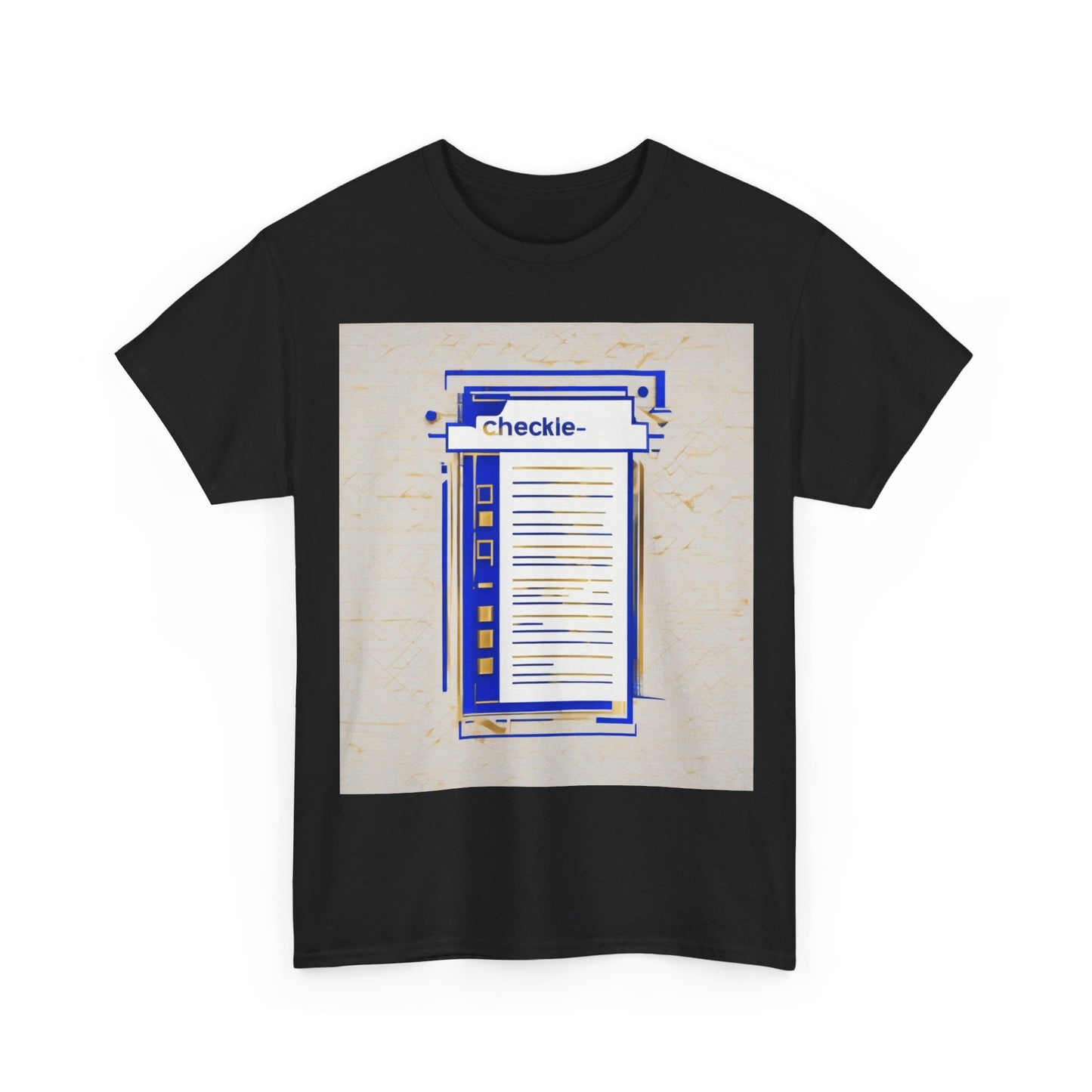 boostlete-am-crew-icon-checklist-glitch-badge-0018 — Unisex Heavy Cotton Tee (Gildan 5000)
