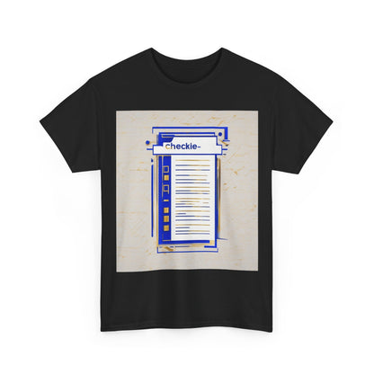 boostlete-am-crew-icon-checklist-glitch-badge-0018 — Unisex Heavy Cotton Tee (Gildan 5000)