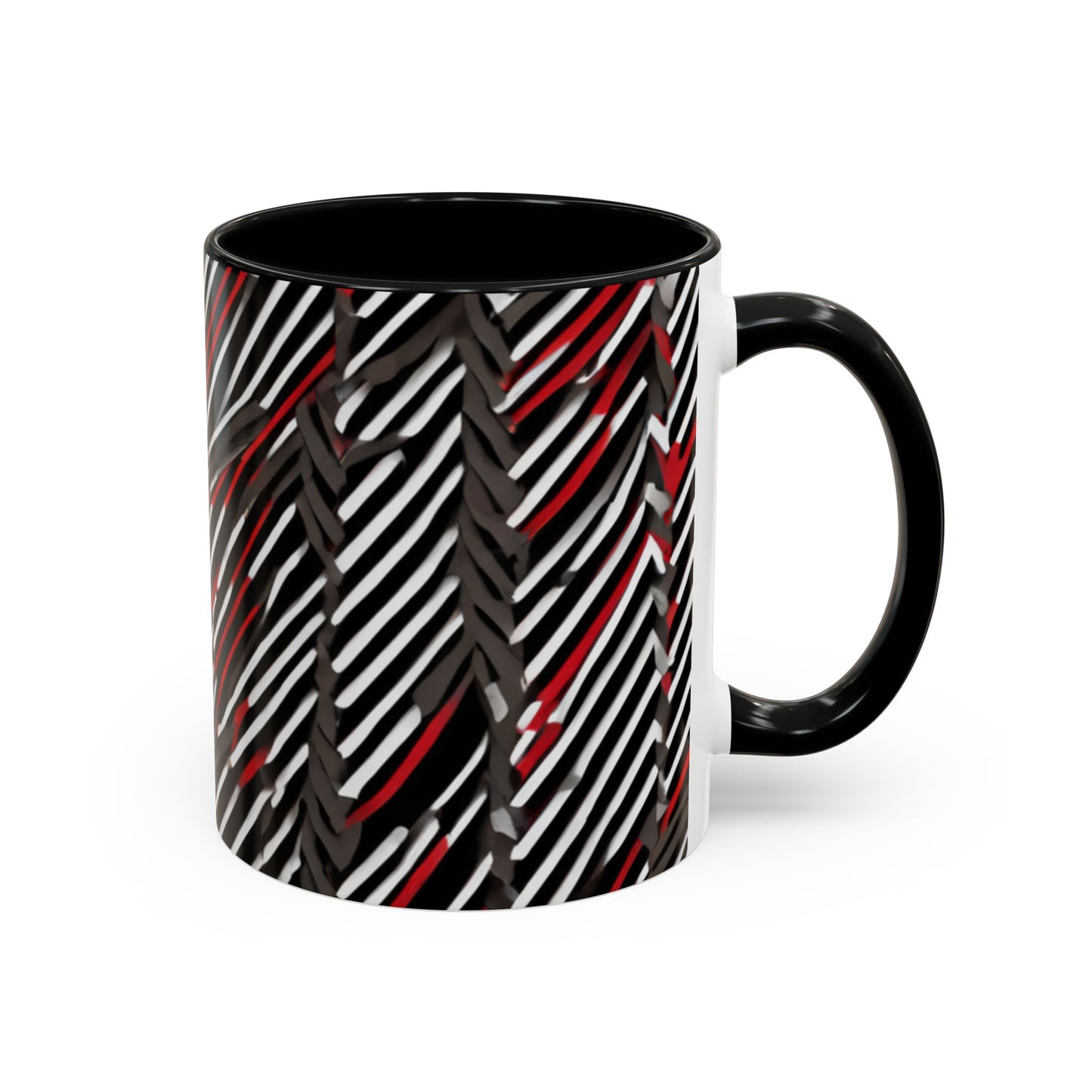 boostlete-field-day-pattern-diagonal-paper-0287 — Accent Mug 11oz/15oz