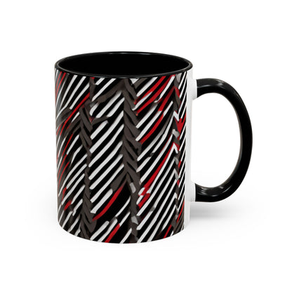boostlete-field-day-pattern-diagonal-paper-0287 — Accent Mug 11oz/15oz