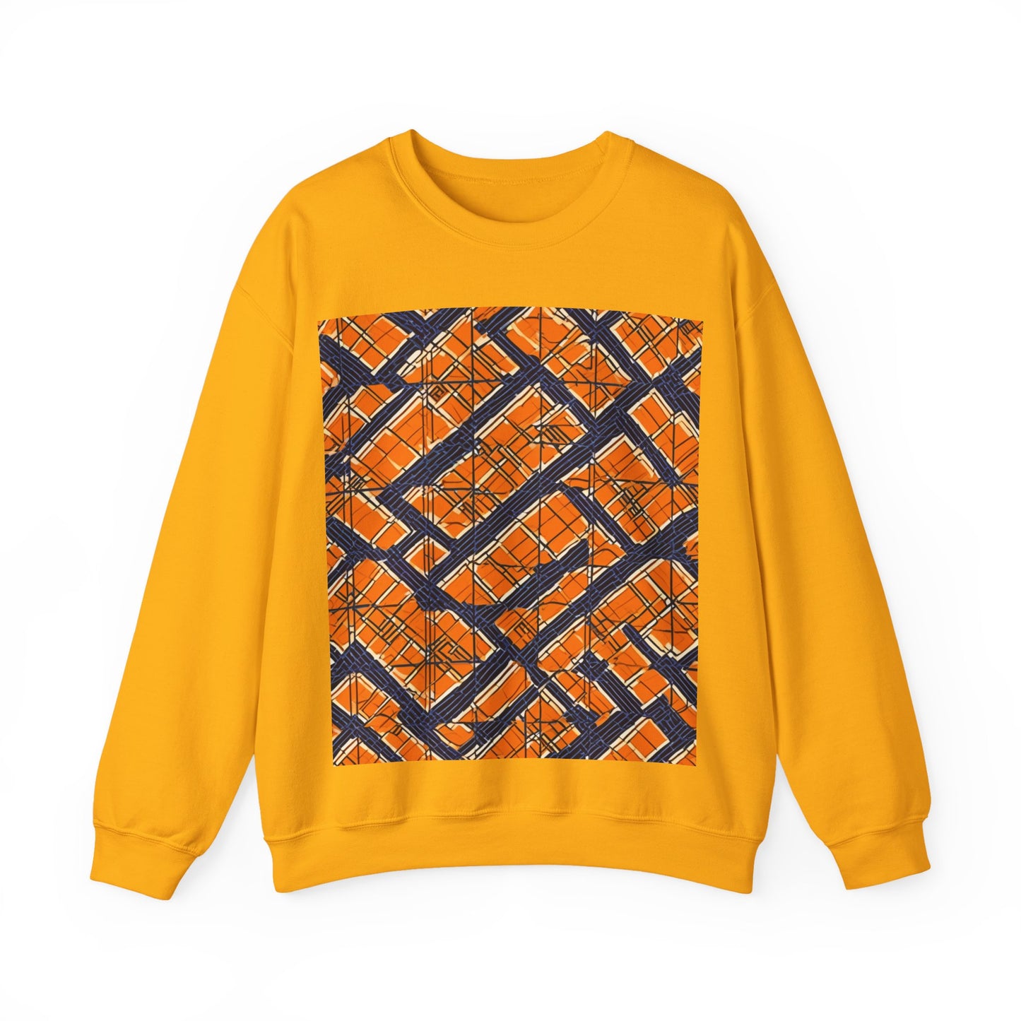 boostlete-boost-mode-pattern-plate-number-monoline-0571 — Unisex Heavy Blend Crewneck (G18000)