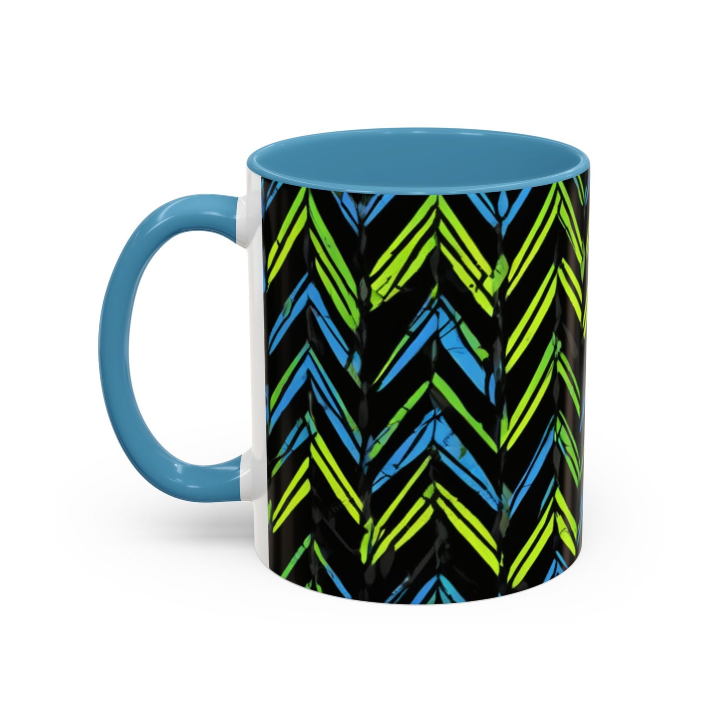 boostlete-mile-by-mile-pattern-chevron-monoline-0051 — Accent Mug 11oz/15oz