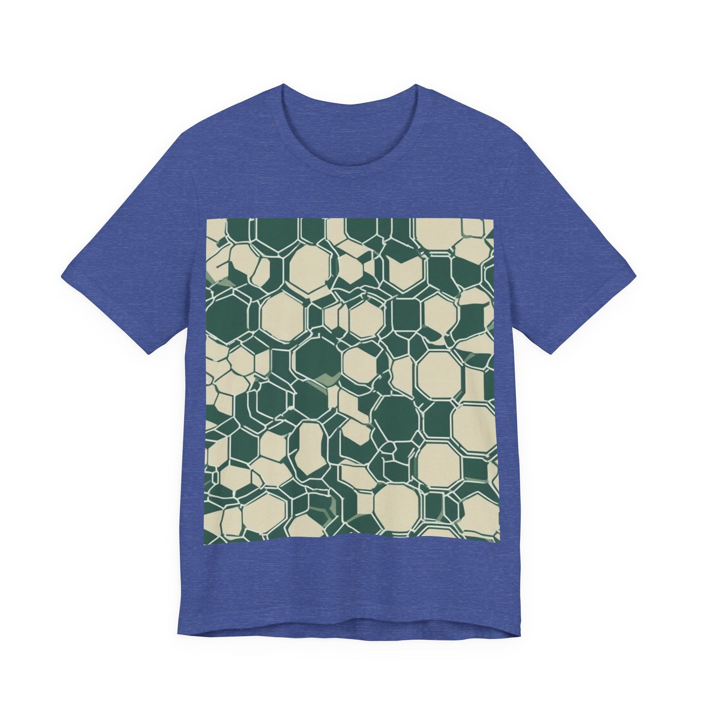 boostlete-iron-intent-pattern-hex-blueprint-0271 — Unisex Jersey Short Sleeve (B+C 3001)