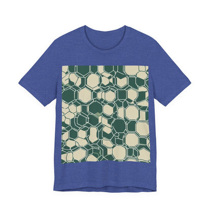 boostlete-iron-intent-pattern-hex-blueprint-0271 — Unisex Jersey Short Sleeve (B+C 3001)