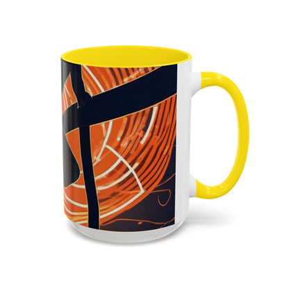 boostlete-iron-intent-scene-hurdler-neon-modern-0264 — Accent Mug 11oz/15oz