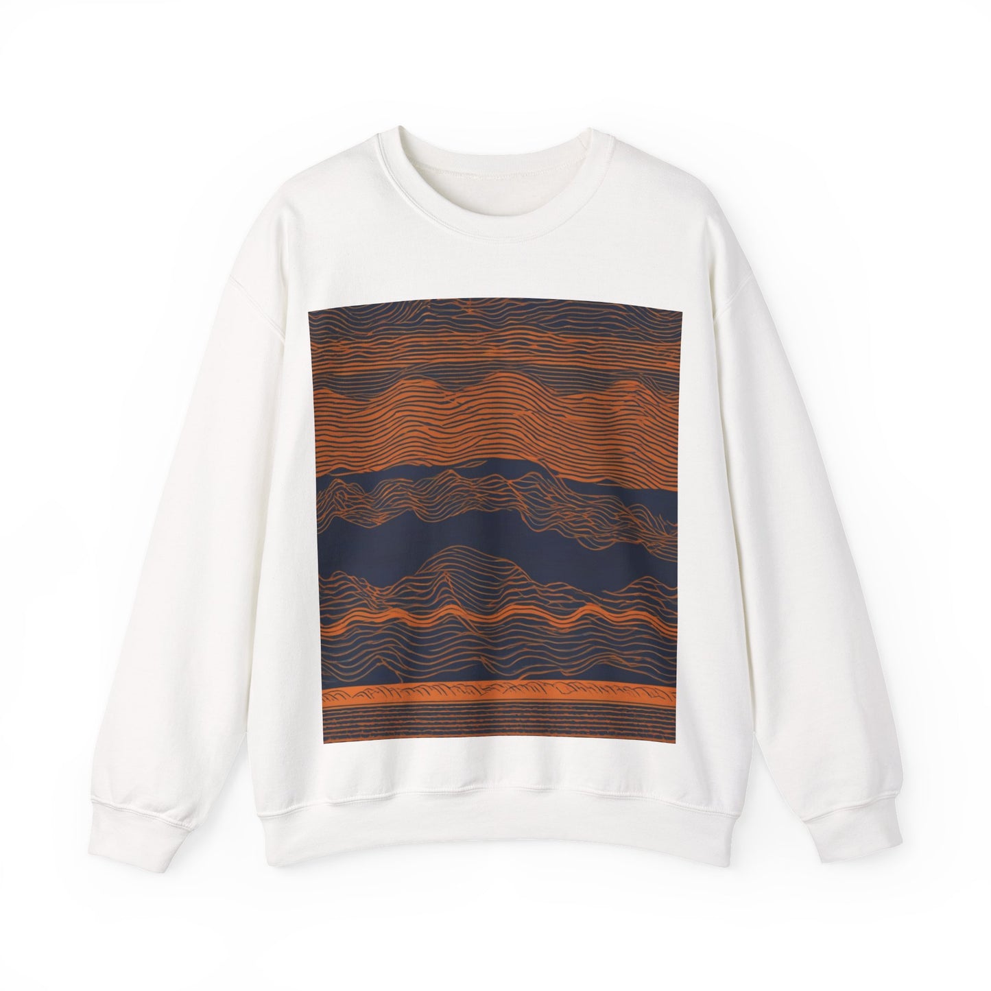 boostlete-field-day-pattern-audio-athletic-0107 — Unisex Heavy Blend Crewneck Sweatshirt (Gildan)