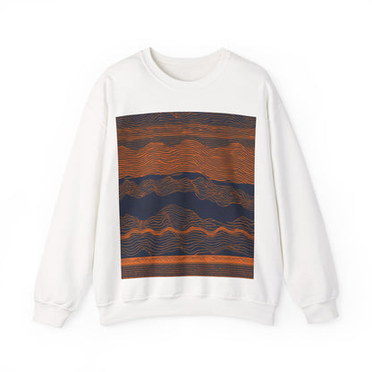 boostlete-field-day-pattern-audio-athletic-0107 — Unisex Heavy Blend Crewneck Sweatshirt (Gildan)