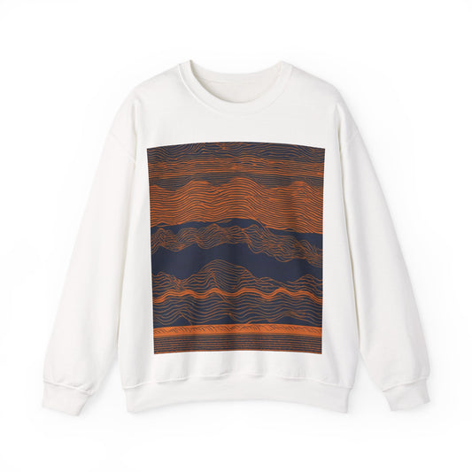 boostlete-field-day-pattern-audio-athletic-0107 — Unisex Heavy Blend Crewneck Sweatshirt (Gildan)