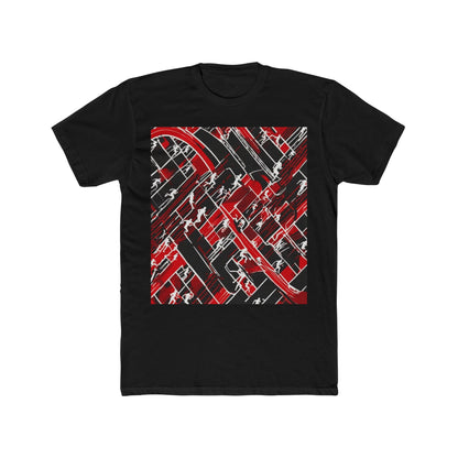 boostlete-pr-season-scene-marathoner-outline-modern-0124 — Unisex Cotton Crew Tee (NL 3600)