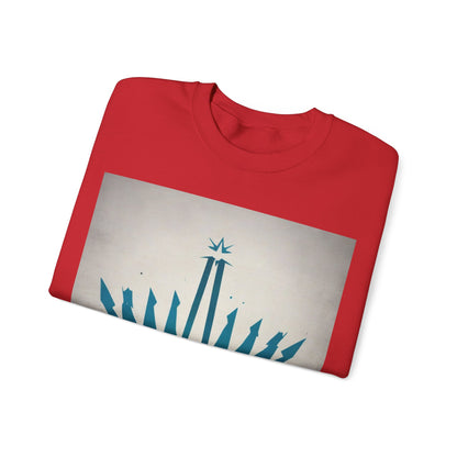 boostlete-am-crew-icon-crown-matte-industrial-0058 — Unisex Heavy Blend Crewneck Sweatshirt (Gildan)