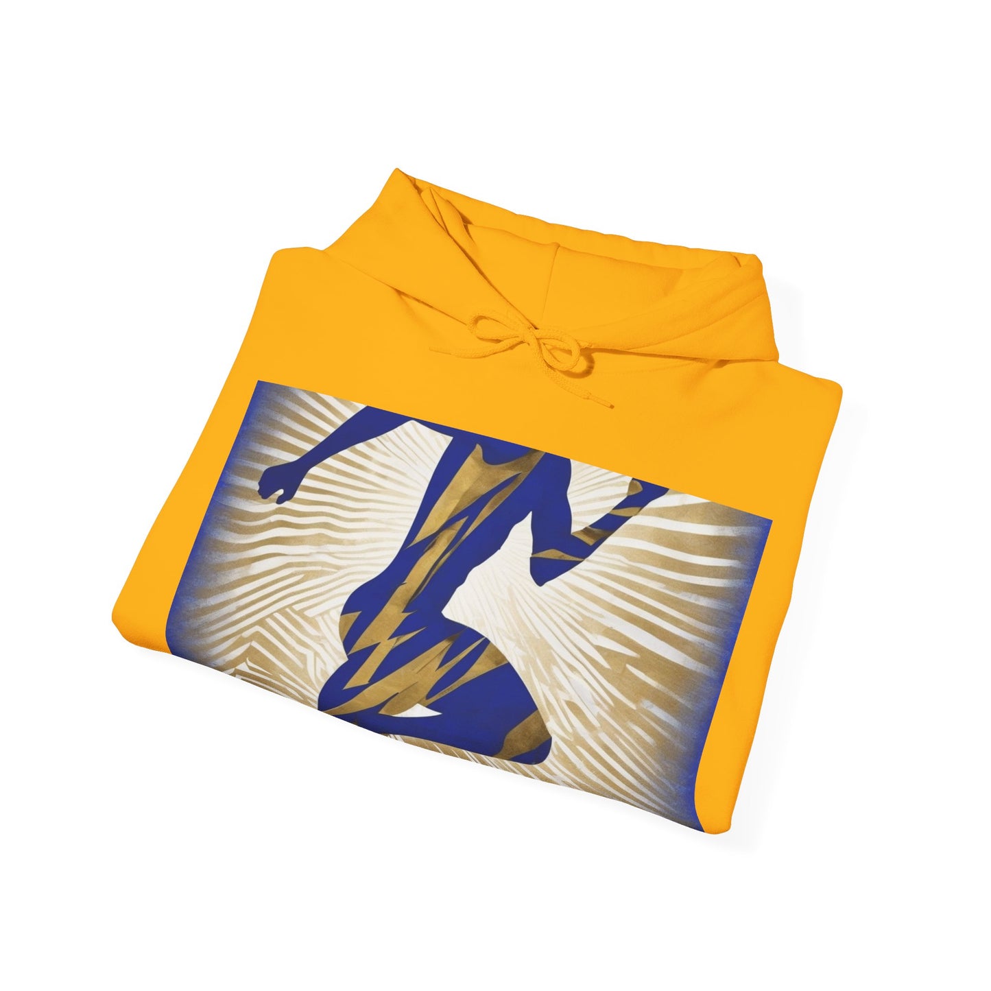 boostlete-field-day-scene-sprinter-motion-paper-0496 — Unisex Heavy Blend Hooded Sweatshirt (Gildan)