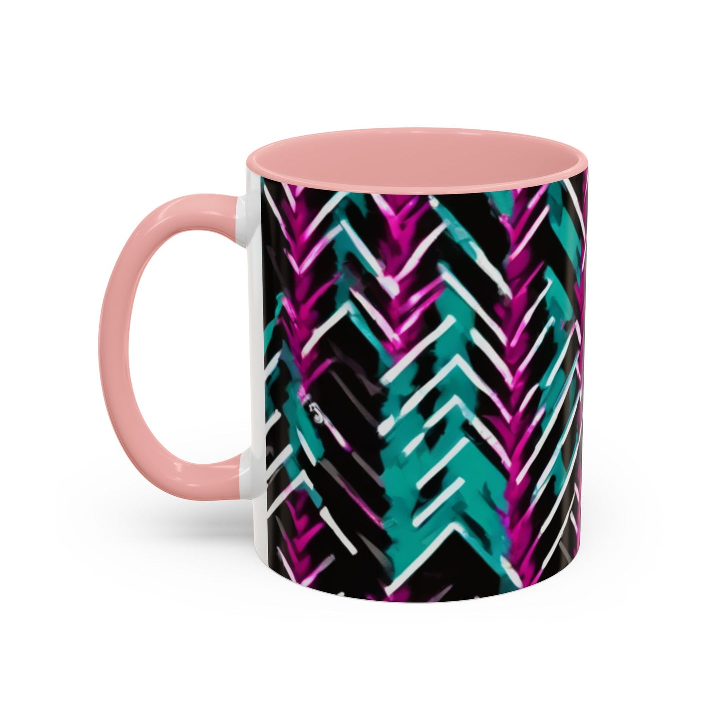 boostlete-recovery-progress-pattern-chevron-retro-0243 — Accent Mug 11/15oz