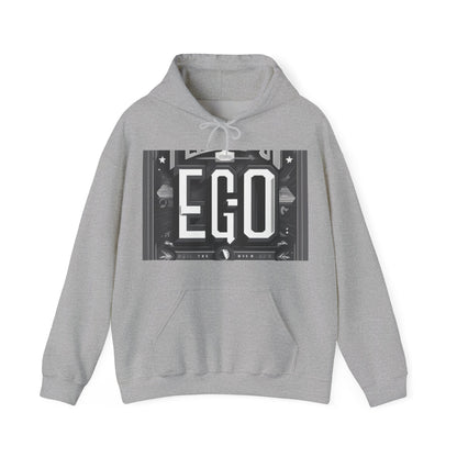 boostlete-mile-by-mile-type-tempo-over-ego-banner-modern-0093 — Unisex Heavy Blend Hooded Sweatshirt (Gildan)