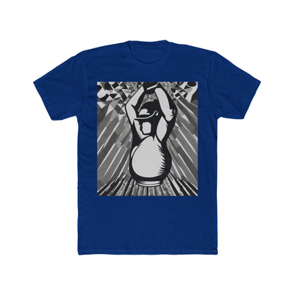 boostlete-iron-intent-scene-kettlebell-grainy-modern-0276 — Unisex Cotton Crew Tee (NL 3600)