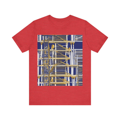 boostlete-rise-grind-icon-ladder-high-engraved-0238 — Unisex Jersey Short Sleeve (B+C 3001)