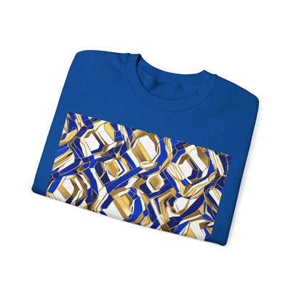 boostlete-boost-mode-pattern-hex-athletic-0611 — Unisex Heavy Blend Crewneck (G18000)