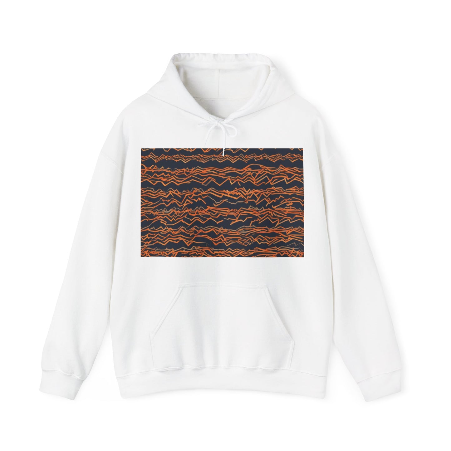 boostlete-field-day-pattern-ekg-bold-0135 — Unisex Heavy Blend Hooded Sweatshirt (Gildan)